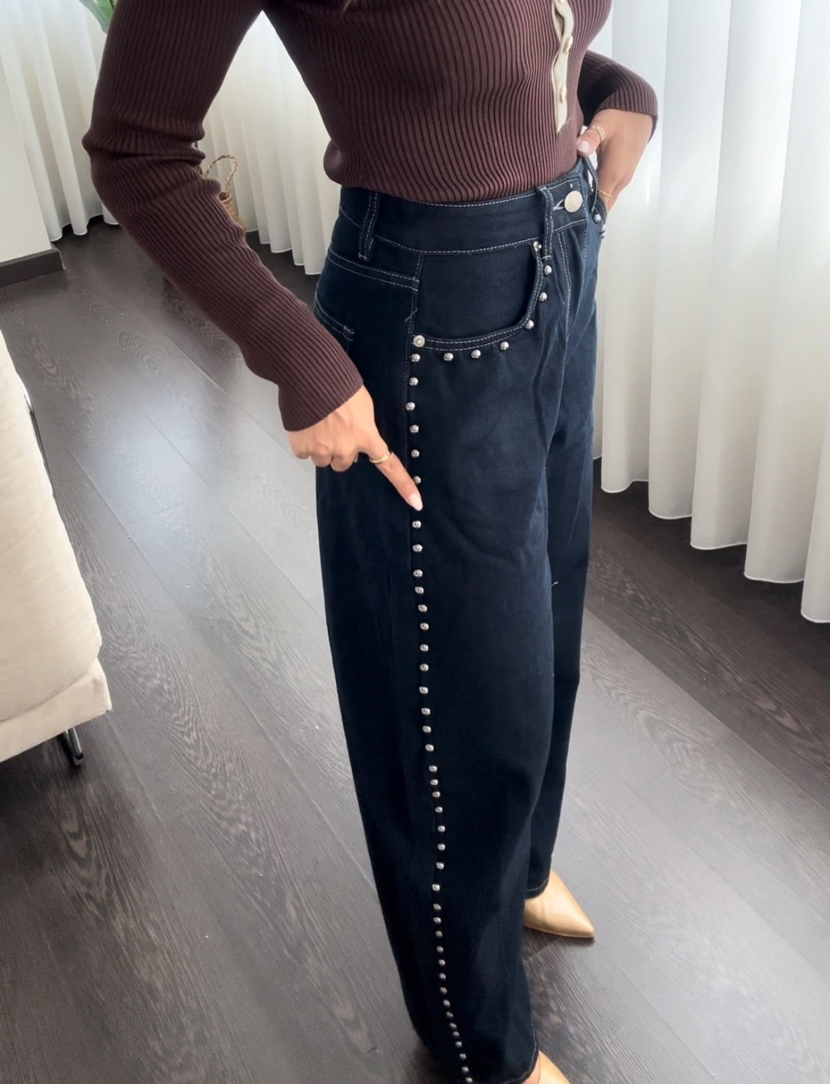 Balloon Jeans Ganga Escura