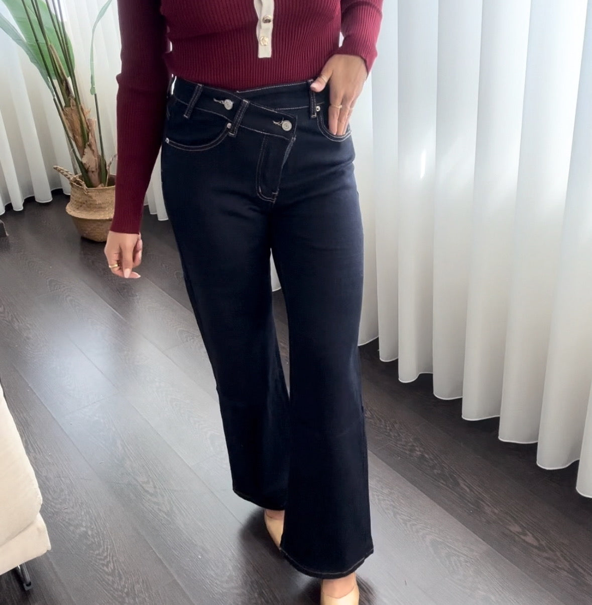 Assimétrica Wide Leg