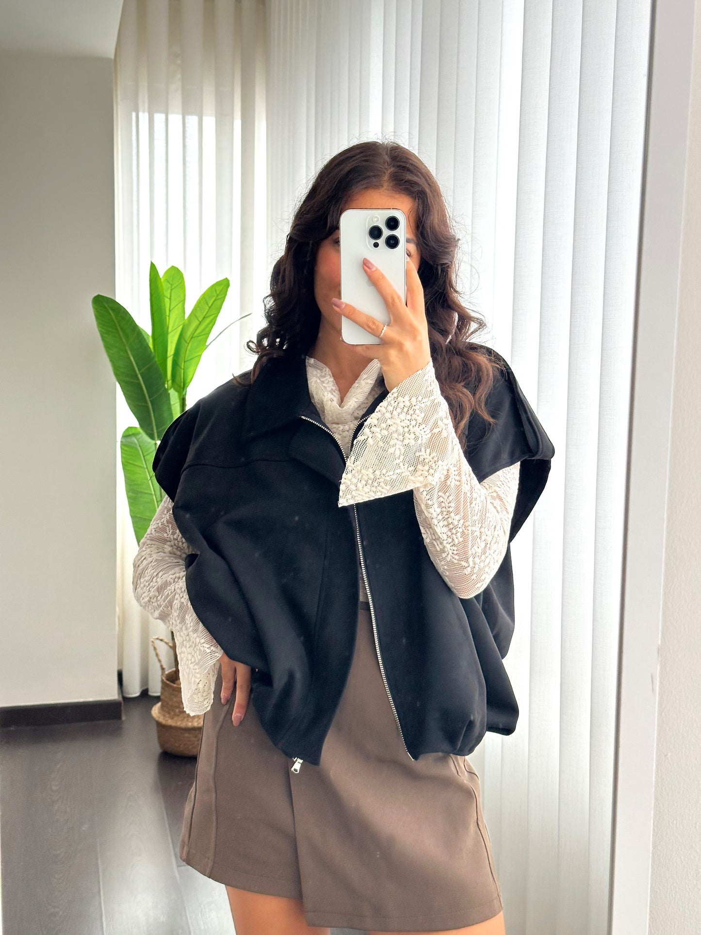 colete pele de pessego