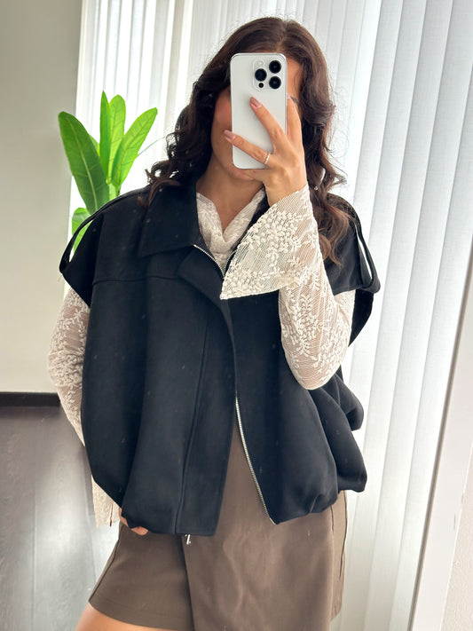 colete pele de pessego