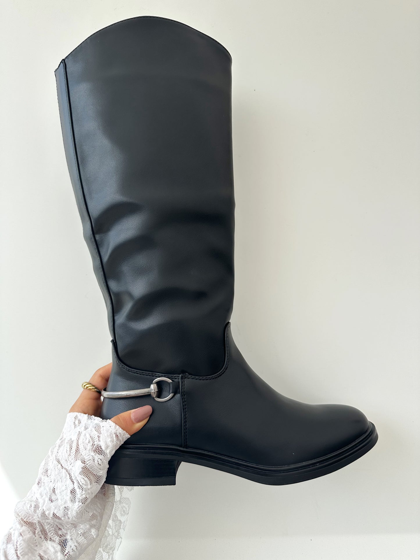 Botas Cano Alto pretas