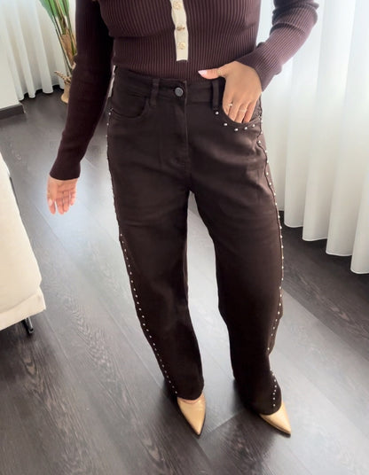 Balloon Jeans Castanhas